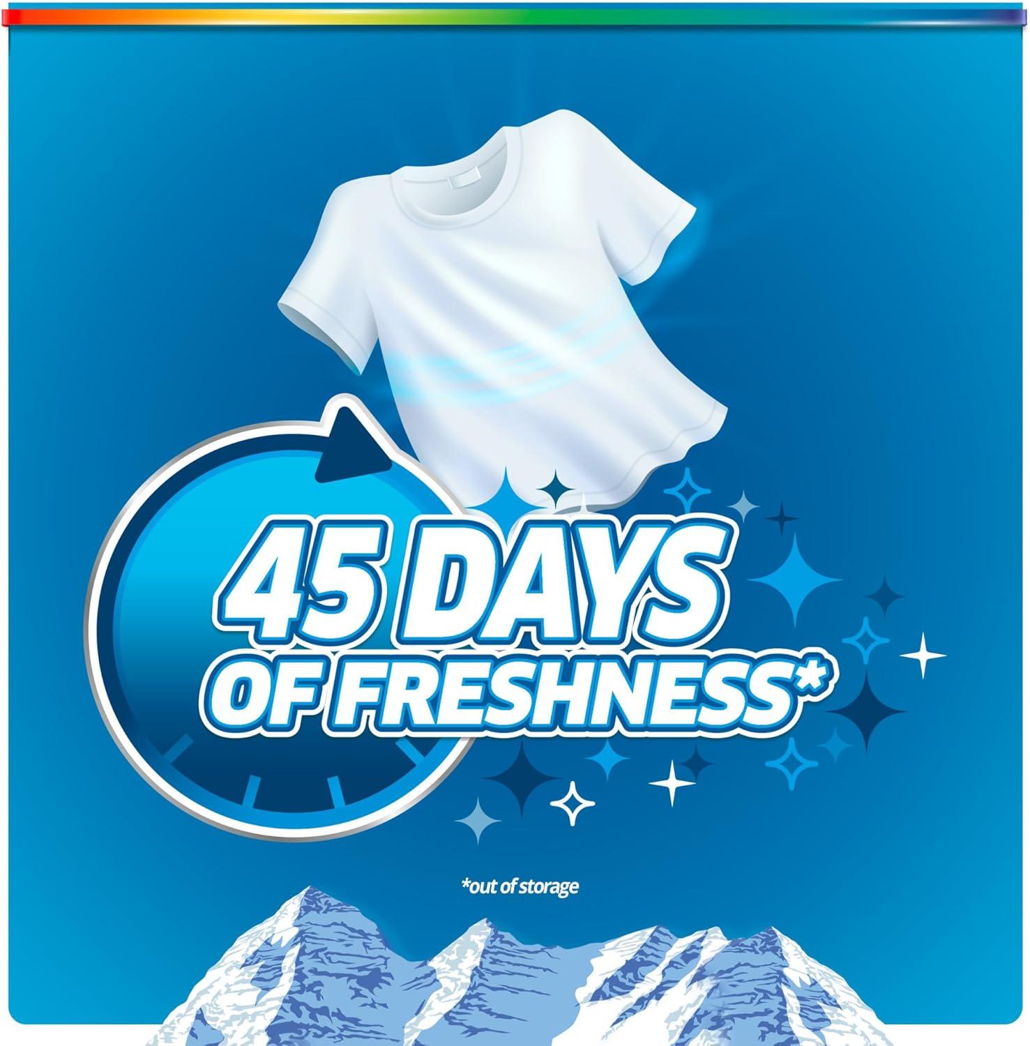 imagePurex Advanced Oxi with Odor Fighter Laundry Detergent Pacs Oxi Power 56 count Pre Measured PacsFresh Mountain Breeze