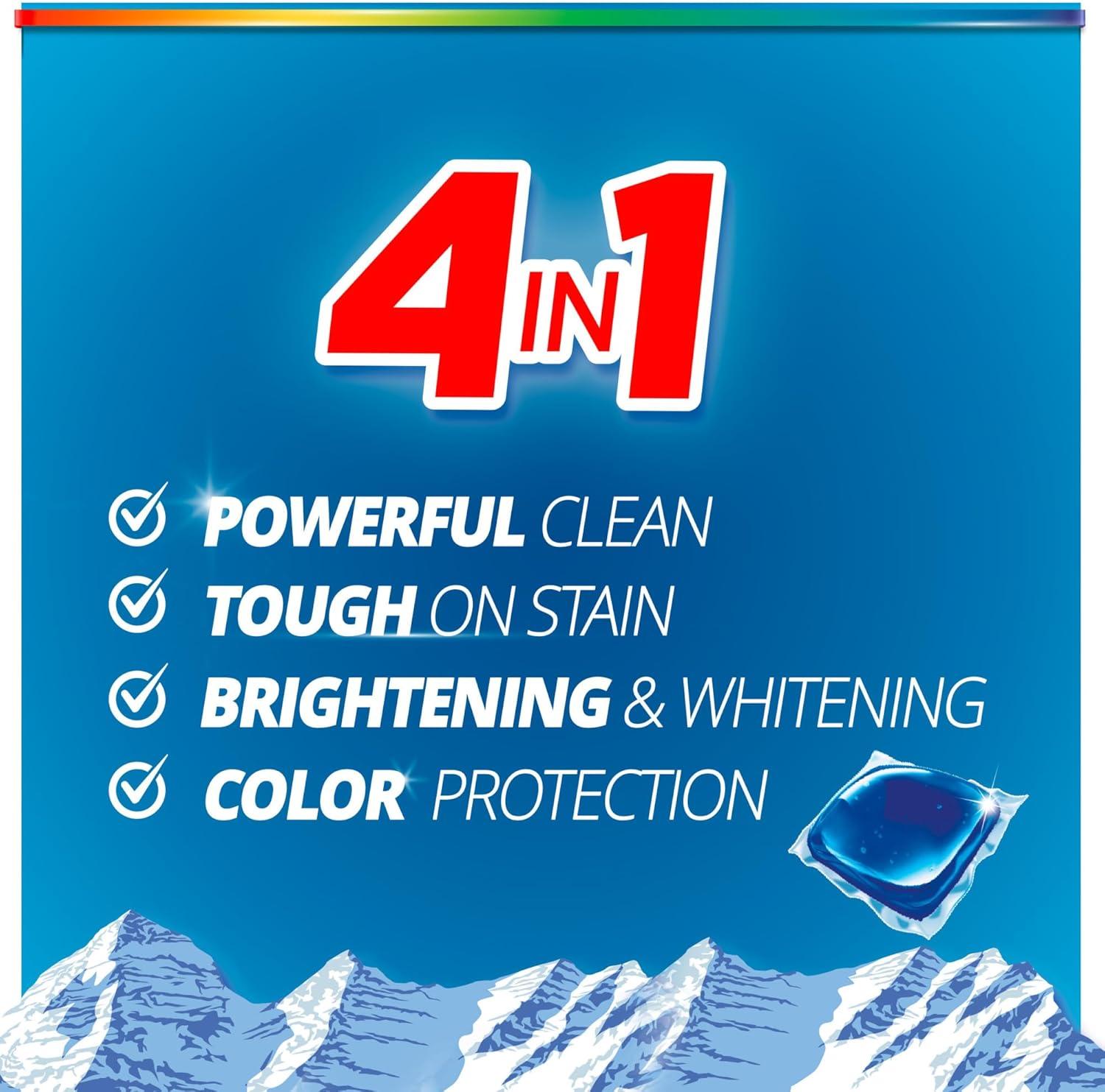 imagePurex Advanced Oxi with Odor Fighter Laundry Detergent Pacs Oxi Power 56 count Pre Measured PacsFresh Mountain Breeze