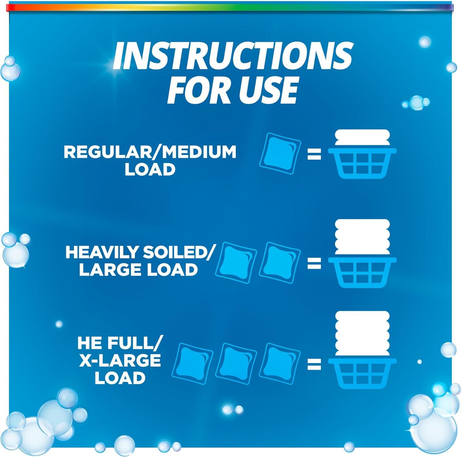 imagePurex Advanced Oxi with Odor Fighter Laundry Detergent Pacs Oxi Power 56 count Pre Measured PacsOxi Power Odor Fighting