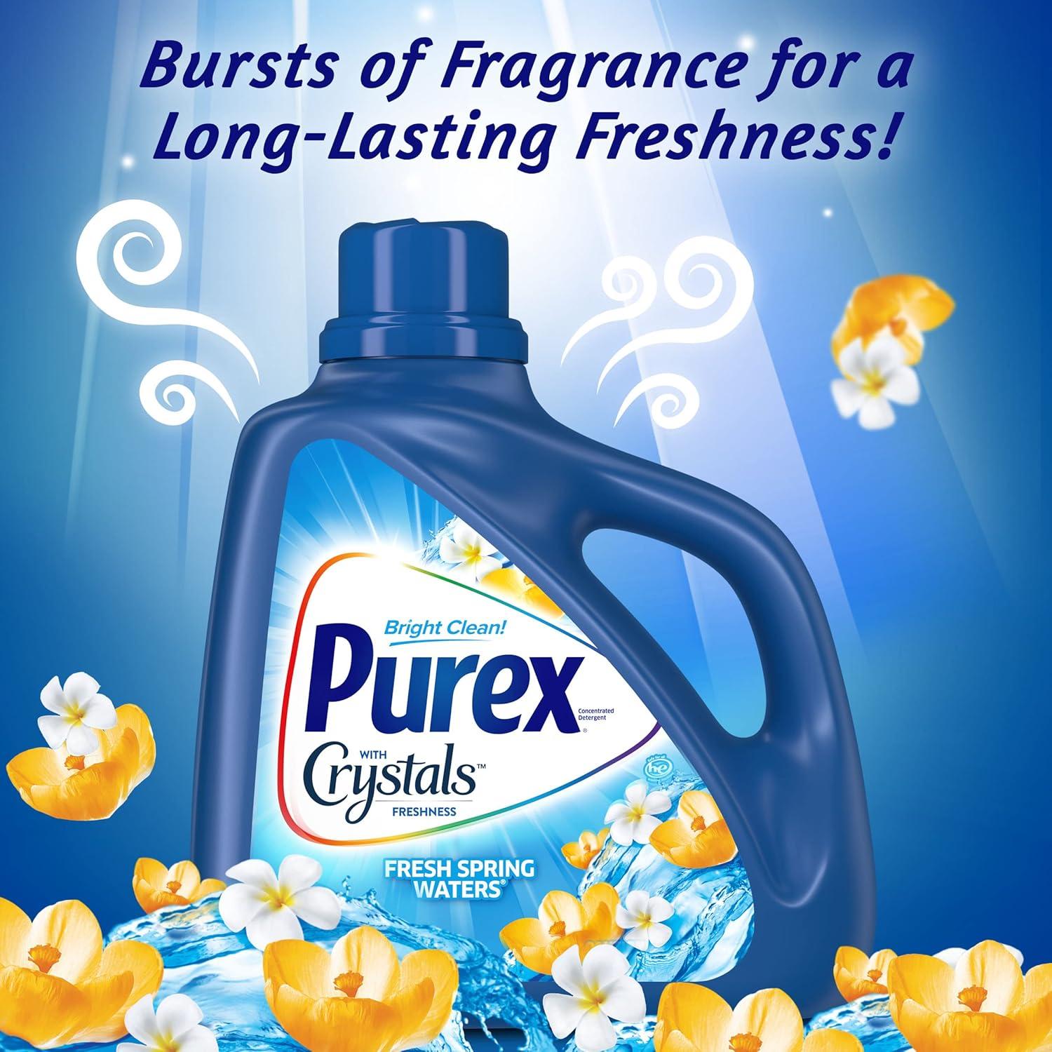 imagePurex Liquid Laundry Detergent Tahitian Breeze 150 oz 100 loadsFresh Spring Waters