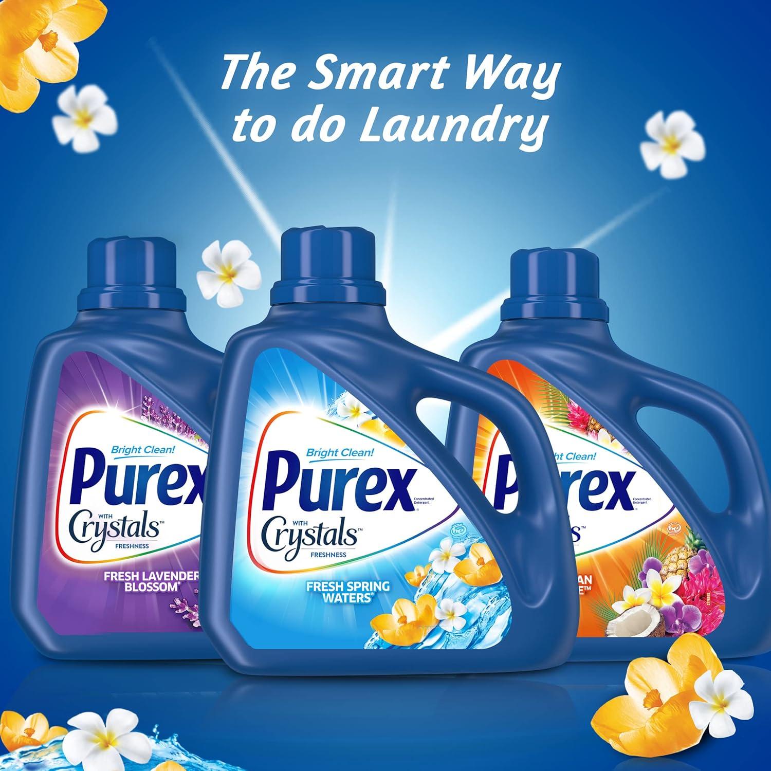 imagePurex Liquid Laundry Detergent Tahitian Breeze 150 oz 100 loadsFresh Spring Waters