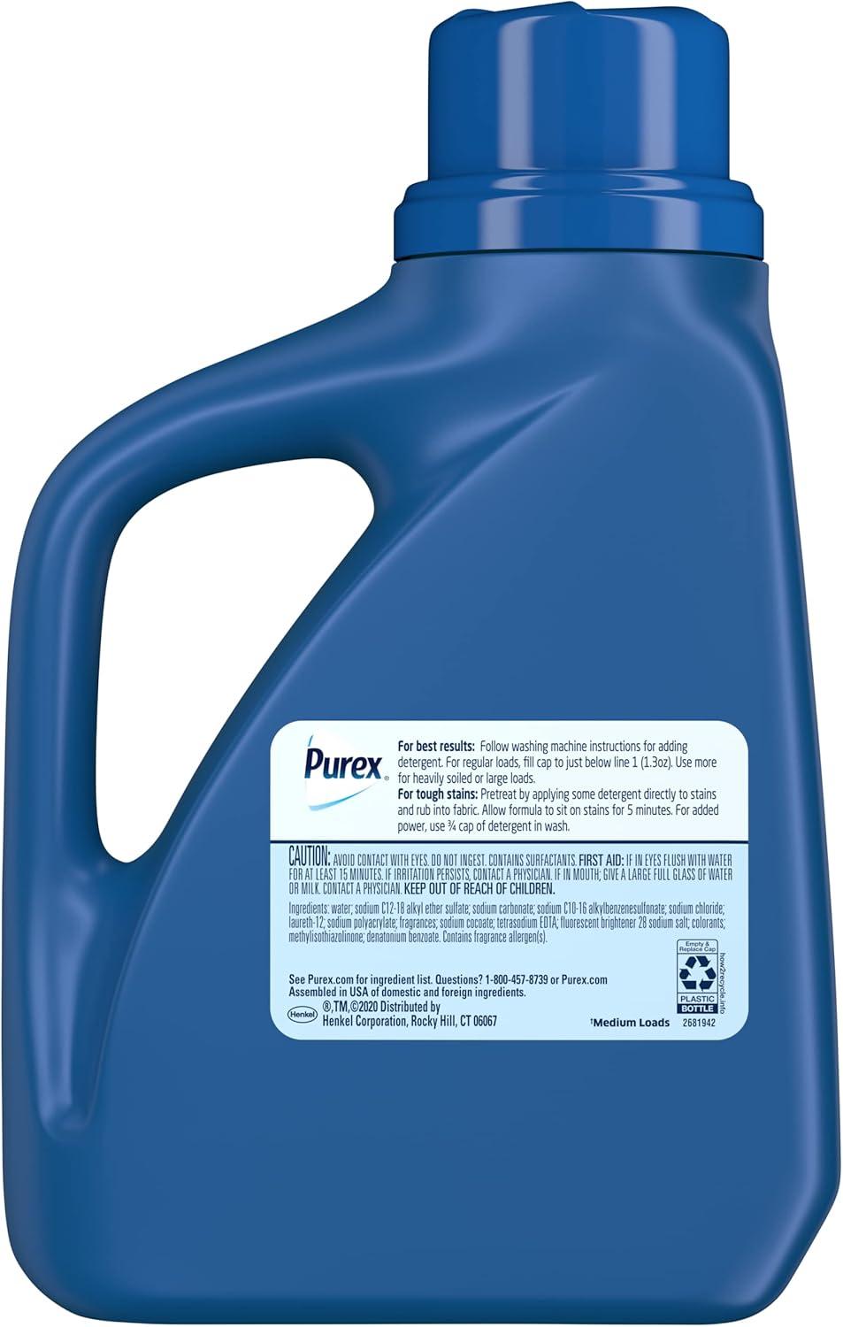 imagePurex Liquid Laundry Detergent Tahitian Breeze 150 oz 100 loadsFresh Spring Waters