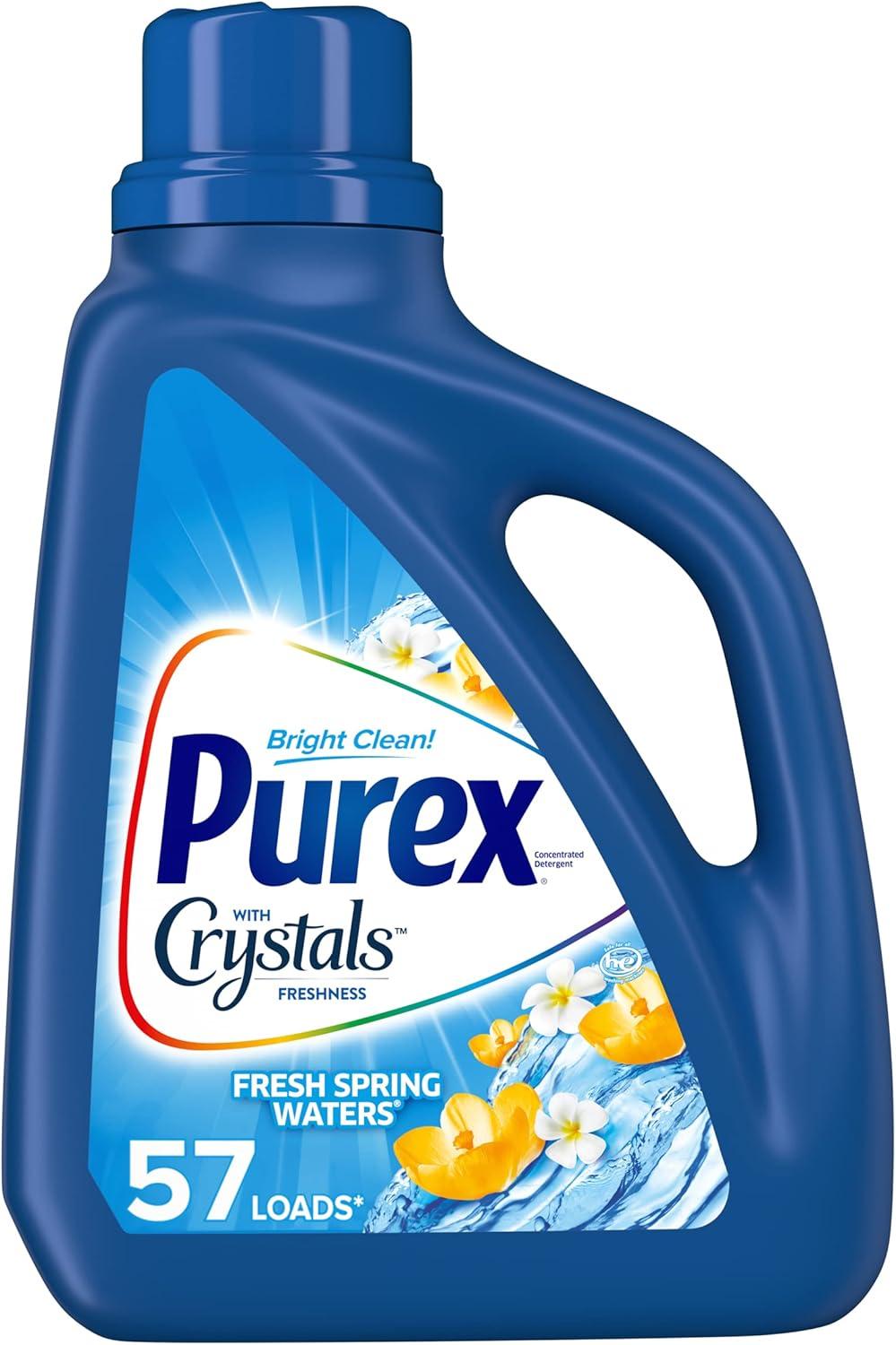 imagePurex Liquid Laundry Detergent Tahitian Breeze 150 oz 100 loadsFresh Spring Waters