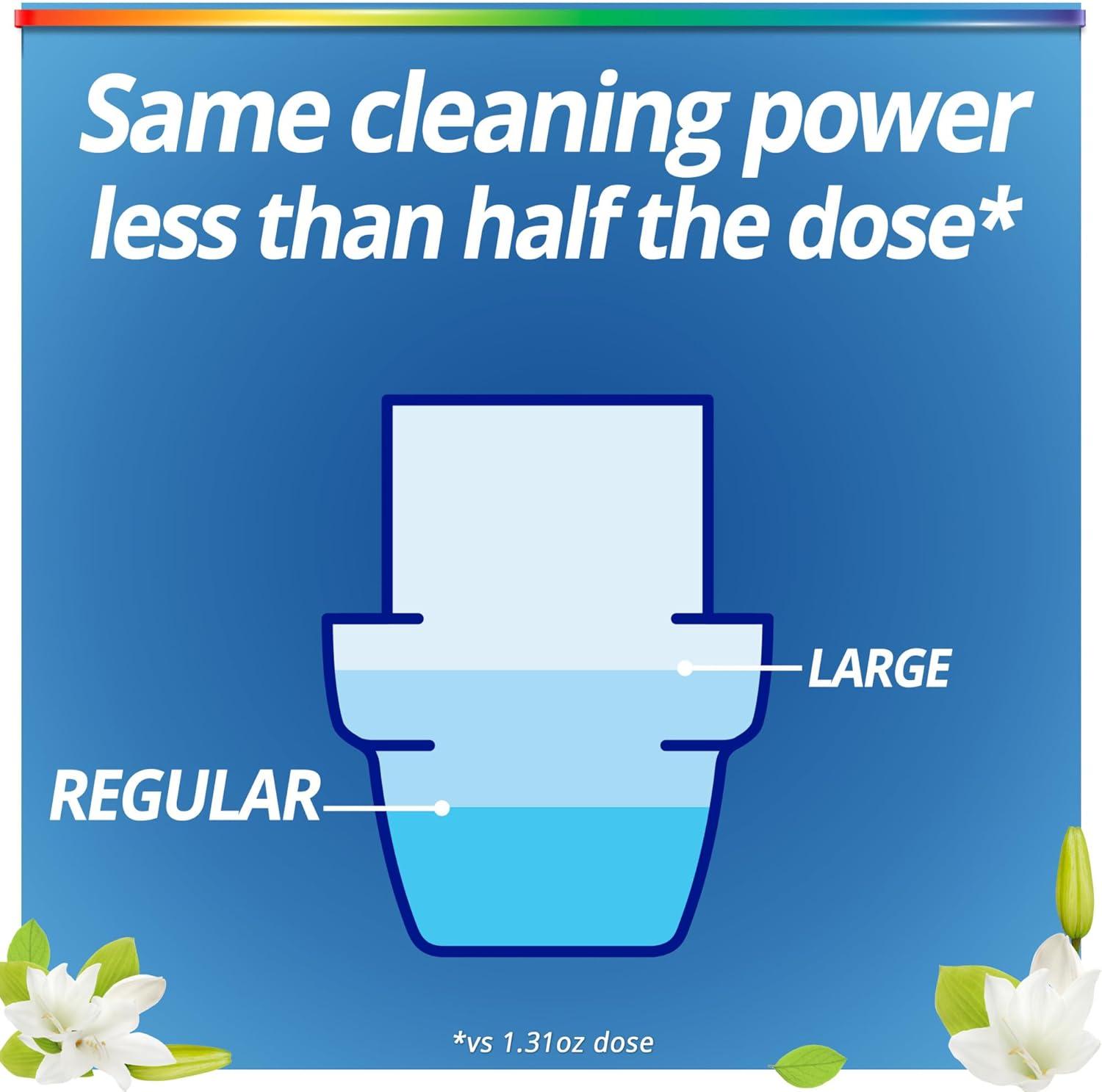 imagePurex Natural Elements Fresh Lilies amp Linen Liquid Detergent 825 oz 165 Loads UltraConcentrated DyeFree USDA Certified Biobased Product3x